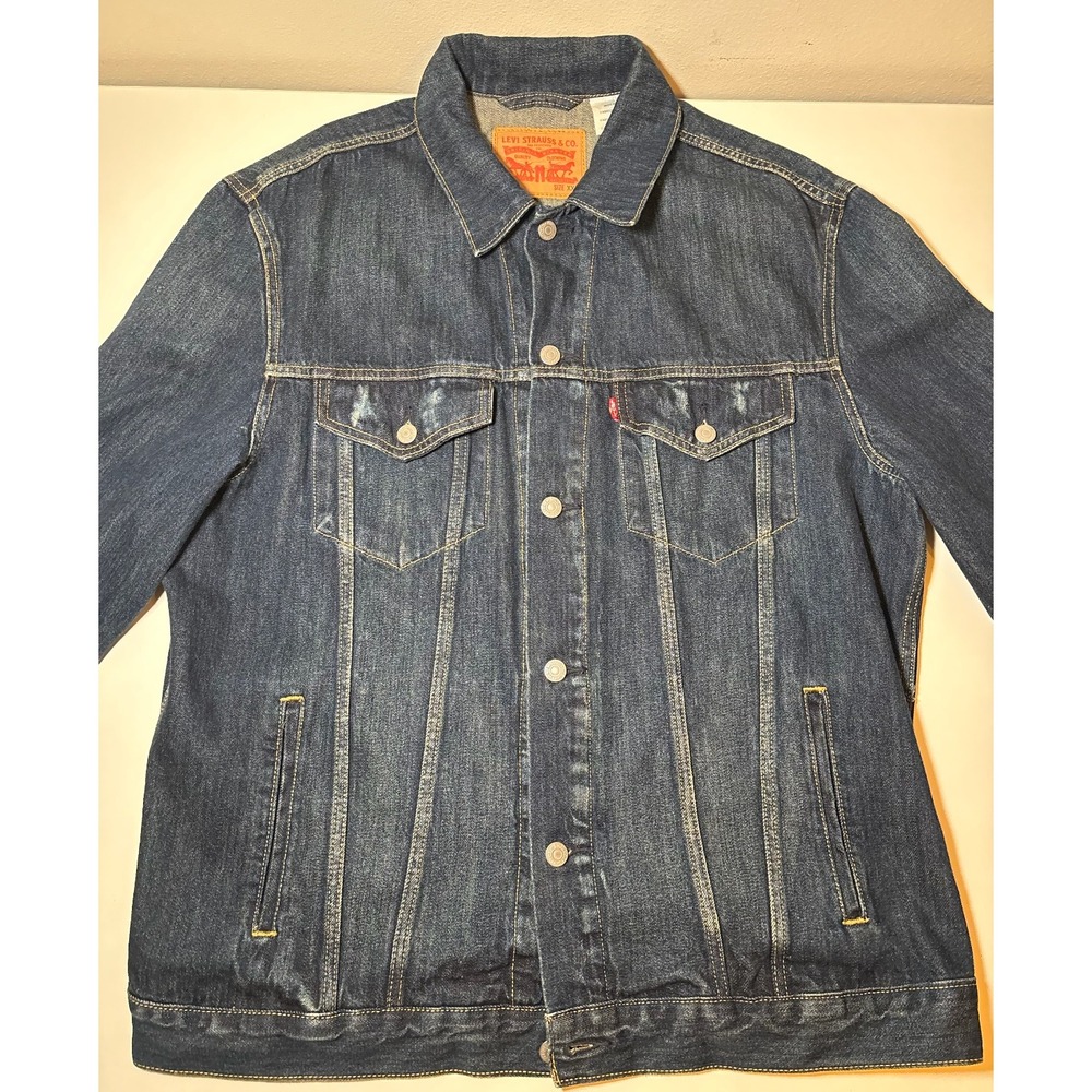 Levis's Men's Classic Denim Trucker Jacket | 2XL - Picture 8 of 9